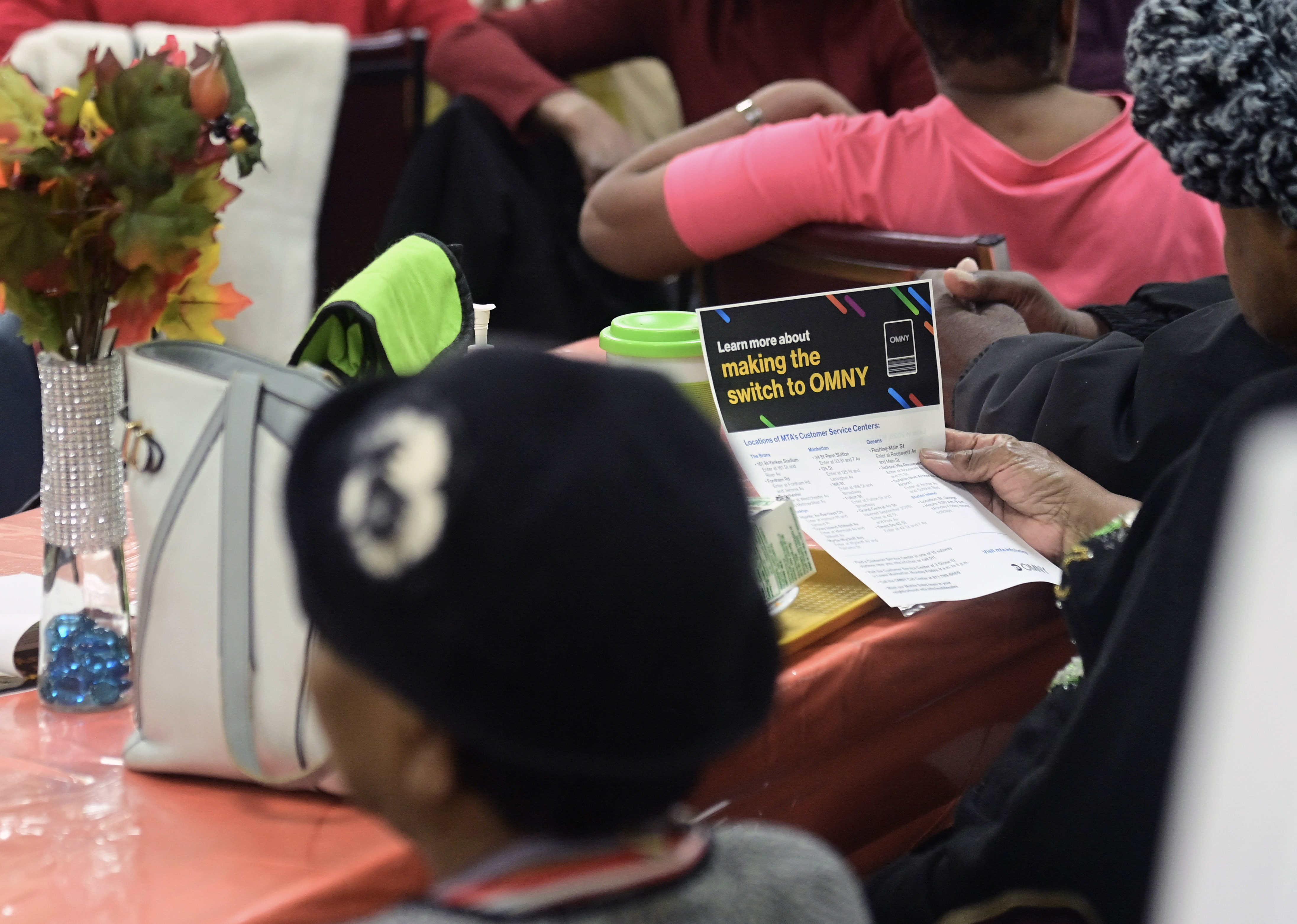 MTA Visits Robert Couche Senior Center in Queens to Promote Tap and Ride Fare Payment