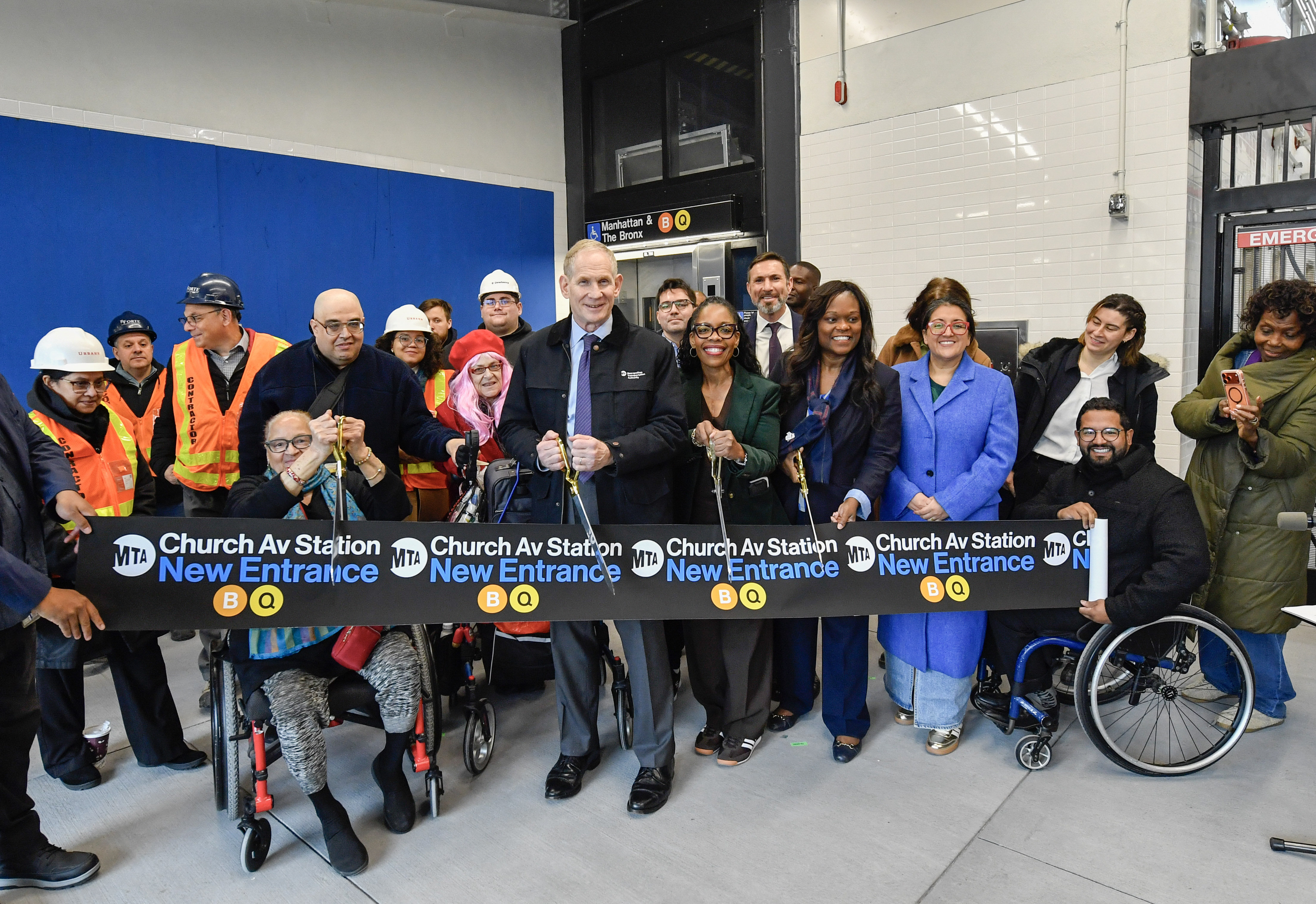 MTA Unveils New Entrance and Station Upgrades at Church Av Subway Station