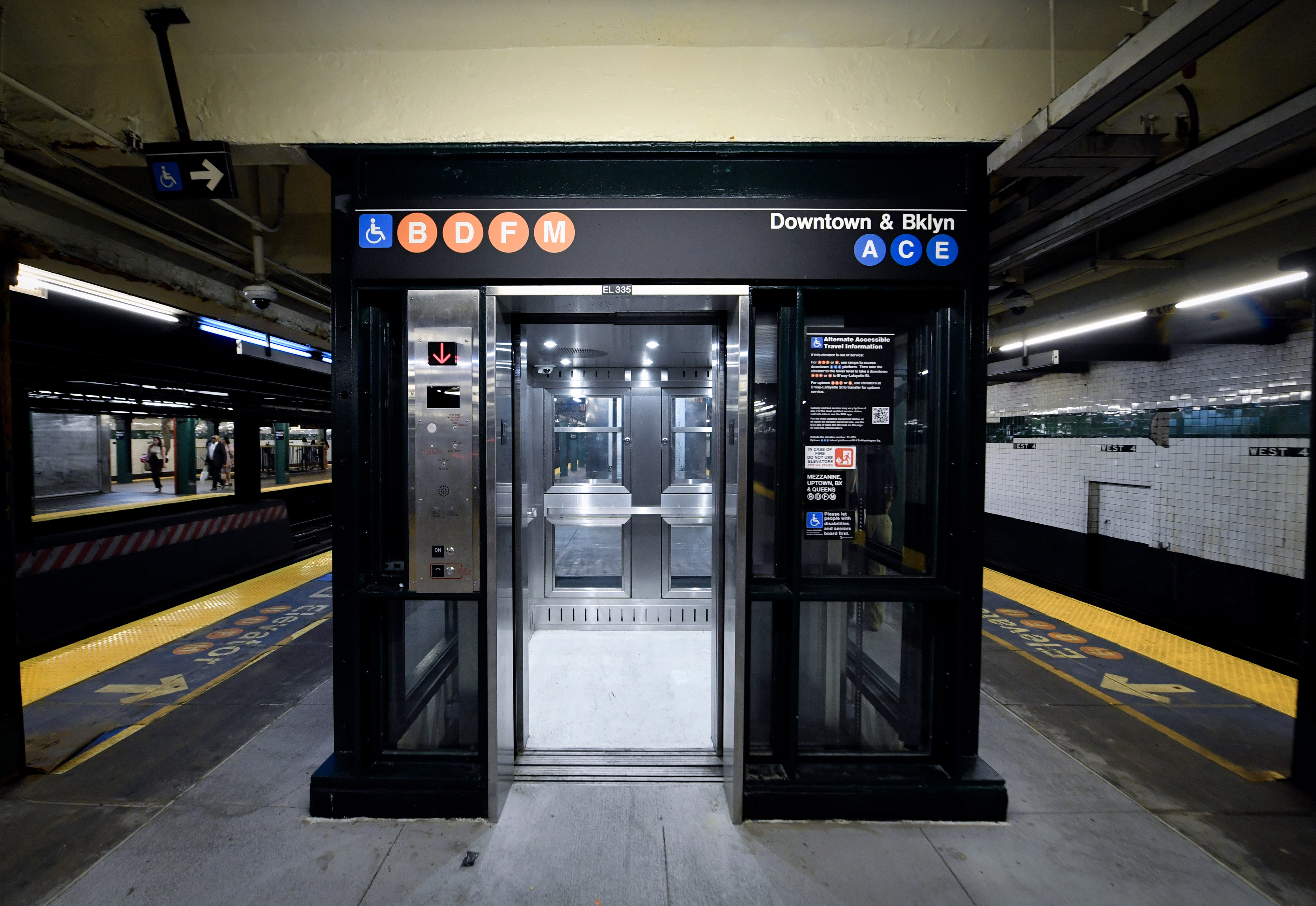  MTA Announces Modernized Elevator Opens at W 4 St-Wash Sq Station
