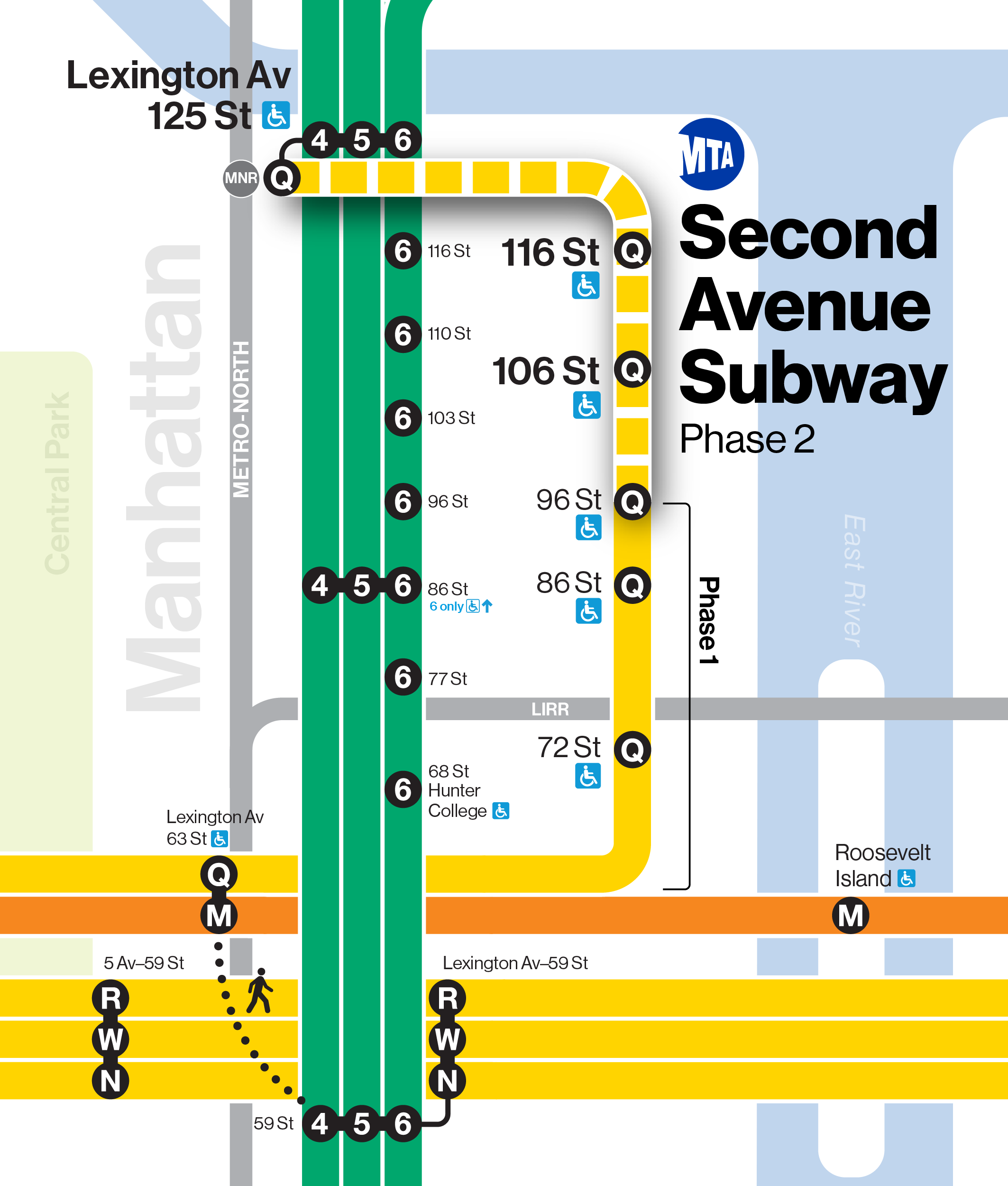 A graphic map of New York City's 
