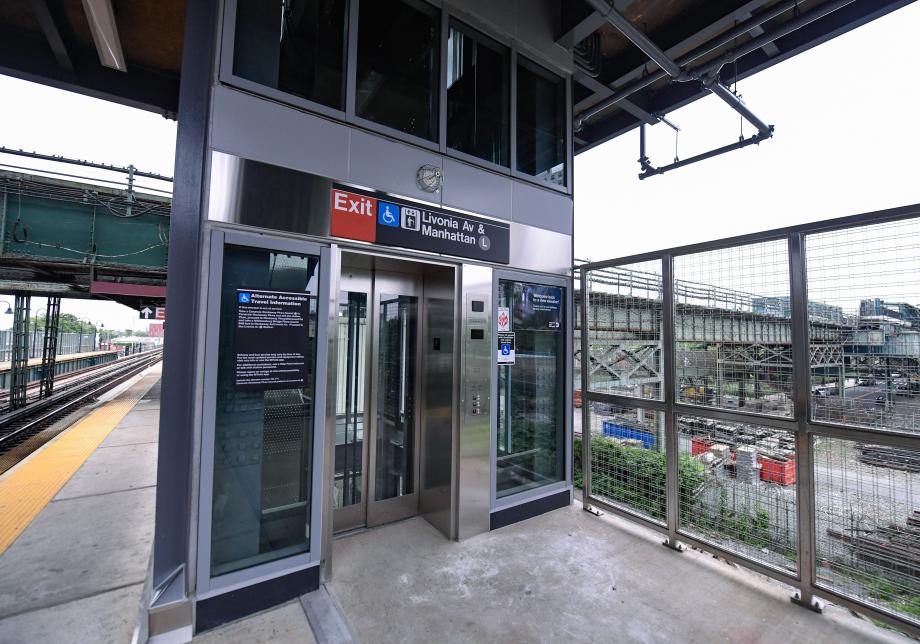 Livonia Avenue L Line New Elevator