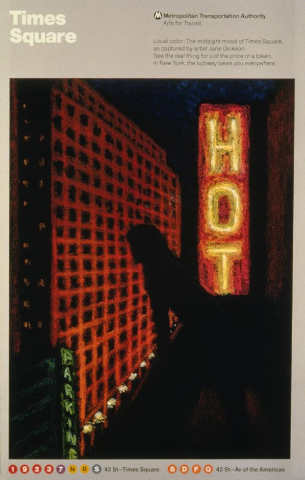 1991_Poster_Times Square_ Jane Dickson