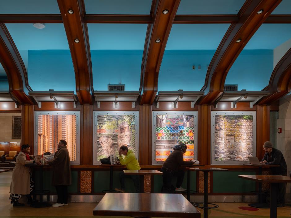 Grand Central Terminal Dining Concourse lightboxes