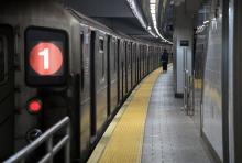1 train at South Ferry