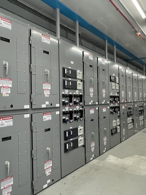 Interior of new substation