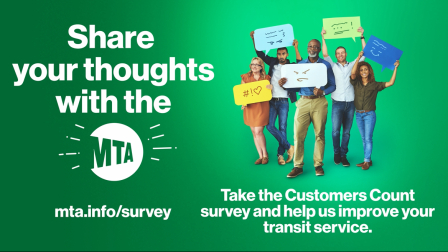 MTA Launches Fall 2025 Customers Count Survey