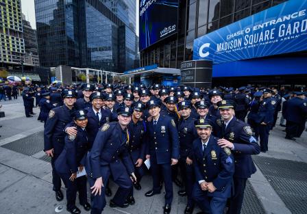 PHOTOS: MTA Police Officers Graduate from the NYPD Academy