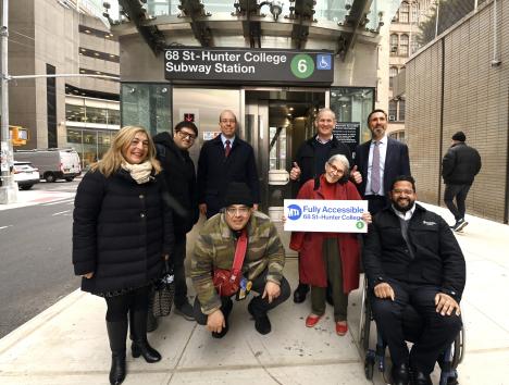 MTA Announces 68 St-Hunter College Station Now Fully Accessible 